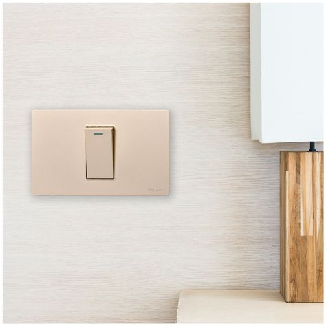 Pack 20 Módulo Interruptor Metálico 9/24 250V - Dorado-6