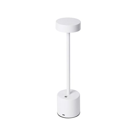 Lampara de Mesa Recargable/ Touch "Minimalista LED" Dimeable Blanco-0