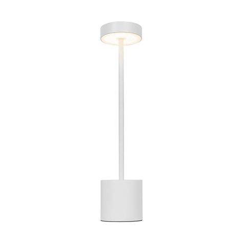 Lampara de Mesa Recargable/ Touch "Minimalista LED" Dimeable Blanco-2