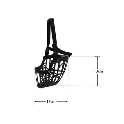 Bozal Para Perros Talla XL Color Negro-1