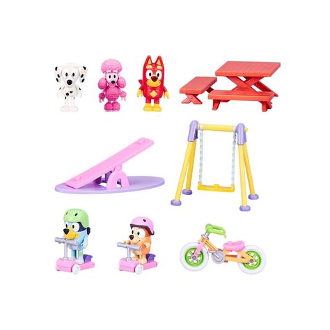 Set de 5 Figuras “Patio de Juegos” Bluey-1