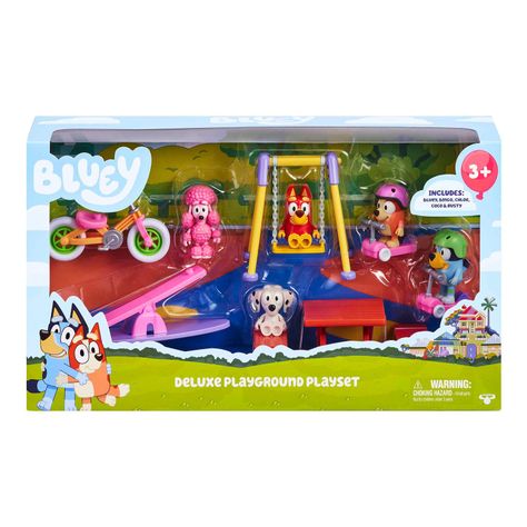 Set de 5 Figuras “Patio de Juegos” Bluey-0