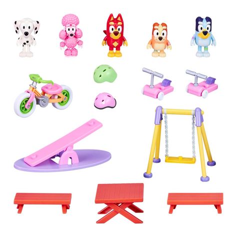 Set de 5 Figuras “Patio de Juegos” Bluey-2
