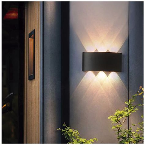 Apliqué de Pared LED Triple 6W Cálido Negro-4