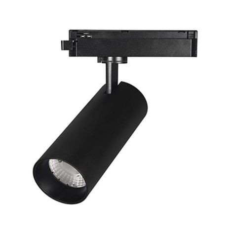 Foco Decorativo Riel 40º Monofásico 18W 4000K Negro-0