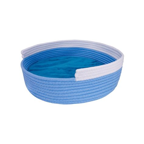 Cama Para Gatos Algodón Diseño Cesta Mediana-0