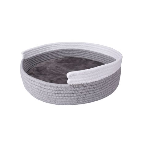 Cama Para Gatos Algodón Diseño Cesta Mediana-1