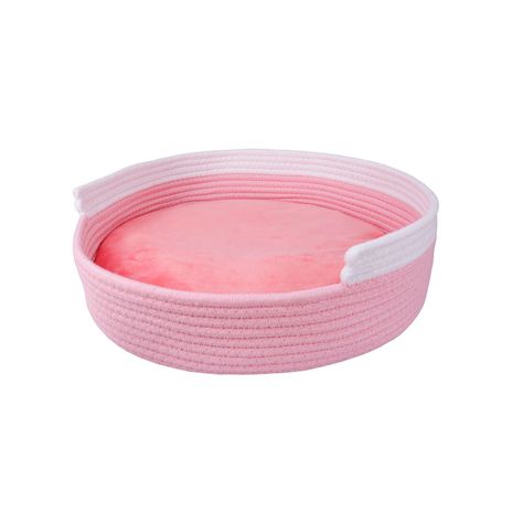 Cama Para Gatos Algodón Diseño Cesta Mediana-2
