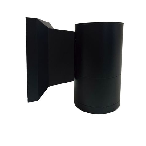 Apliqué Simple Porta GU-10 Cilindro Kapelle Negro-5