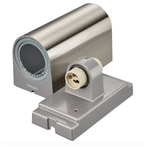 Aplique LED Exterior "Nightingale" Acero Philips Ampolleta Cálida-5