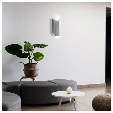 Aplique LED Exterior "Nightingale" Acero Philips Ampolleta Cálida-6