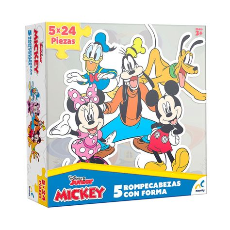 5 Rompecabezas de Mickey 120 piezas-Disney-0
