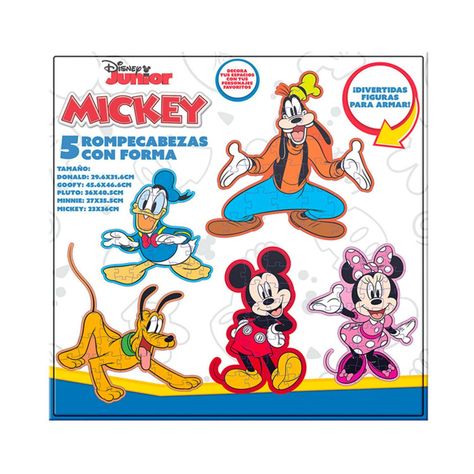 5 Rompecabezas de Mickey 120 piezas-Disney-2