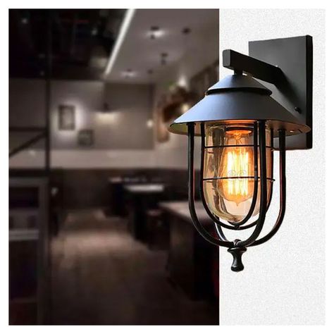 Apliqué Farol Moderno Porta E-27 Negro Incluye Ampolleta-5