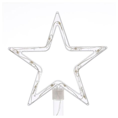 Set 4 Estacas Solares Navidad Diseño Estrellas-3