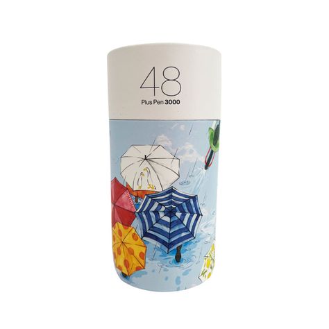 Set 48 piezas Lápices Acuarelables Punta Fina Plus Pen 3000-1