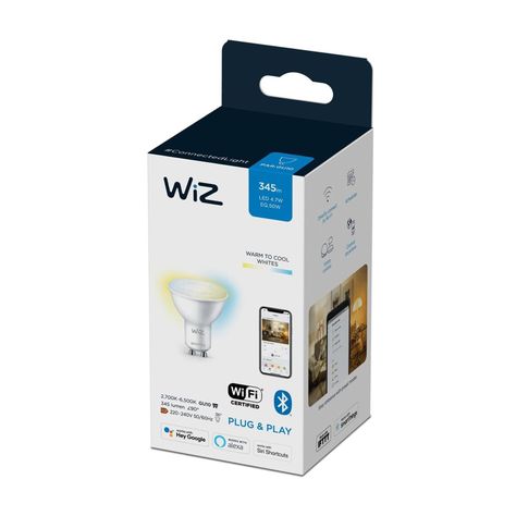 Ampolleta Inteligente "Whites" 4.7W GU10 WIZ-3