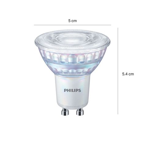 Pack 3 Ampolleta Philips Dimeable MasLed Spot VLE 7W GU10 - Neutro-1