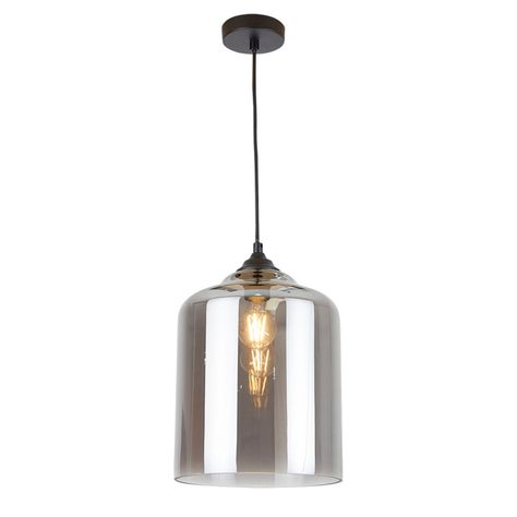 Lámpara Vidrio E27 Glass Grey VI Ampolleta Fría-0