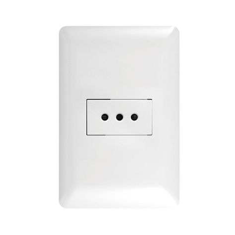 Pack 5 Tomacorriente Simple 10A 250V Blanco-2