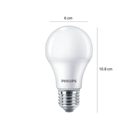 Pack 3 Ampolletas Philips Eco Home Led Bulb 12W E27 Luz Cálida-1