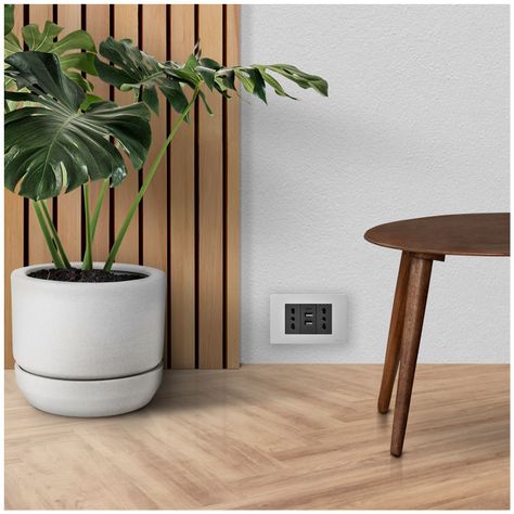 Pack 20 Módulo USB Doble Metálico 250V - Negro-5