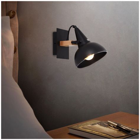 Apliqué de Pared NeoWood E-27 Incluye Ampolleta-4