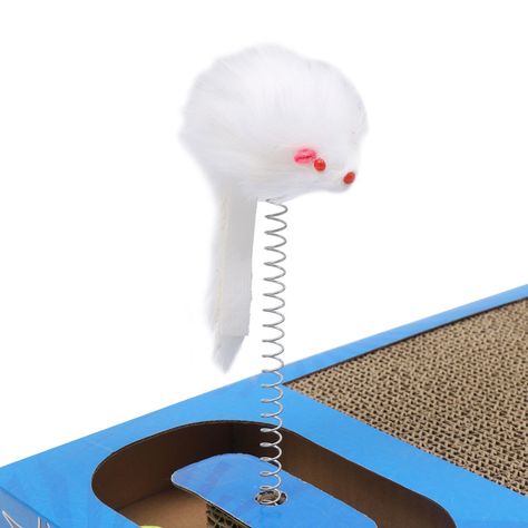 Rascador Juguete Con Señuelo Para Gatos-3