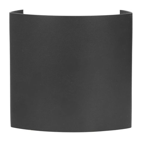 Apliqué de Pared LED Simple 2W Cálido Negro-2