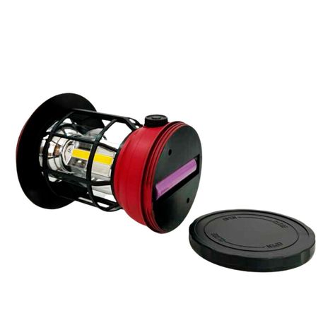 Lámpara Portátil Camping Recarga Solar USB Multcol-2
