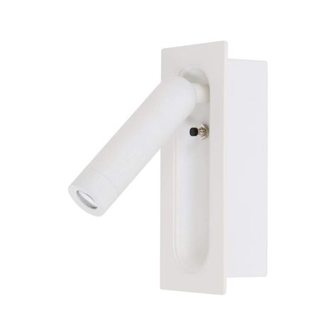 Apliqué Lector LED Uni 3W Blanco - Luz Cálida-0