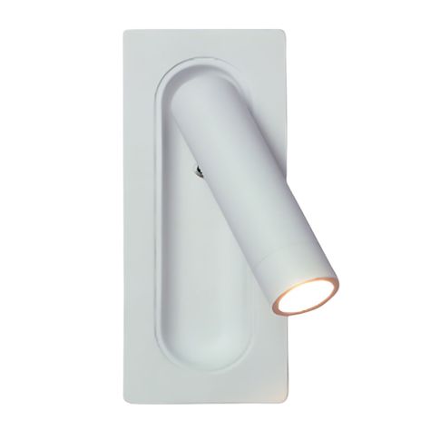 Apliqué Lector LED Uni 3W Blanco - Luz Cálida-3