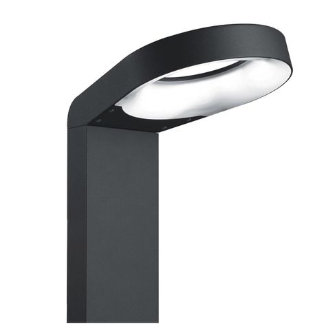 Apliqué Piso LED Exterior 60cm Negro 7W Cálido-1