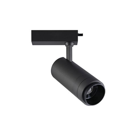Foco Para Riel Ángulo Manual Monofásico 30W 4000K Negro-0