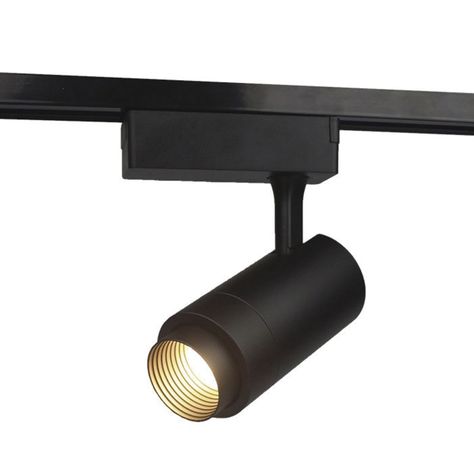 Foco Para Riel Ángulo Manual Monofásico 30W 4000K Negro-1