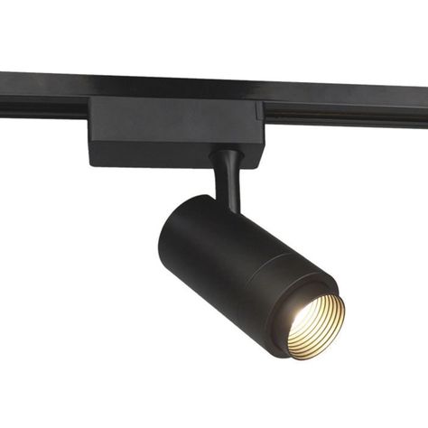 Foco Para Riel Ángulo Manual Monofásico 30W 4000K Negro-2