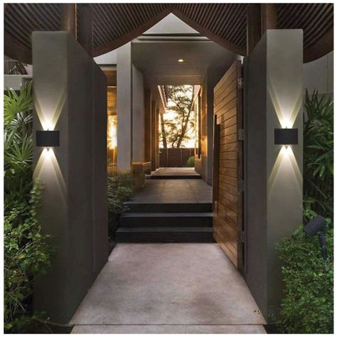 Apliqué de Pared LED Doble 4W Cálido Negro-6