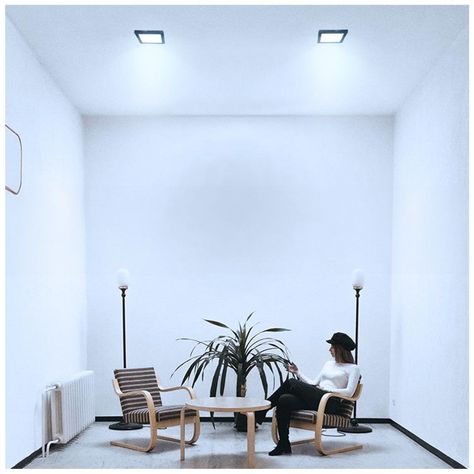Panel LED Sobrepuesto Cuadrado Negro PRO 24W Frío-3
