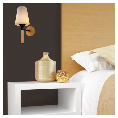 Pack 3 Apliqué de Pared Simple Lusitania Madera E-27 Ampolleta Cálida-3