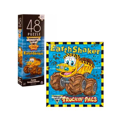 Rompecabezas "Earthshaker" de 48 piezas- Truckin Pals-0