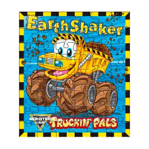 Rompecabezas "Earthshaker" de 48 piezas- Truckin Pals-1