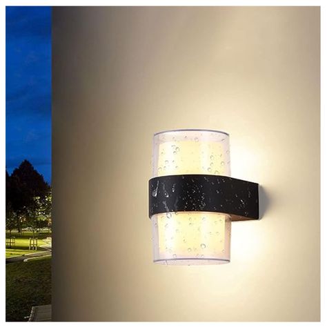 Apliqué de Pared LED Exterior Cilindro 10W Cálido-5