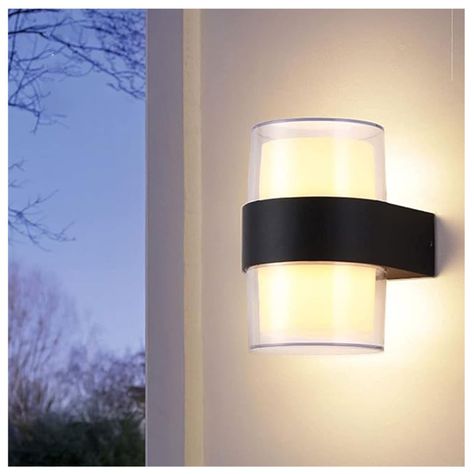 Apliqué de Pared LED Exterior Cilindro 10W Cálido-6