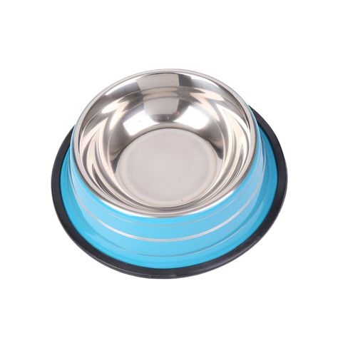 Plato Antideslizante Para Mascotas Extra Grande Azul-3