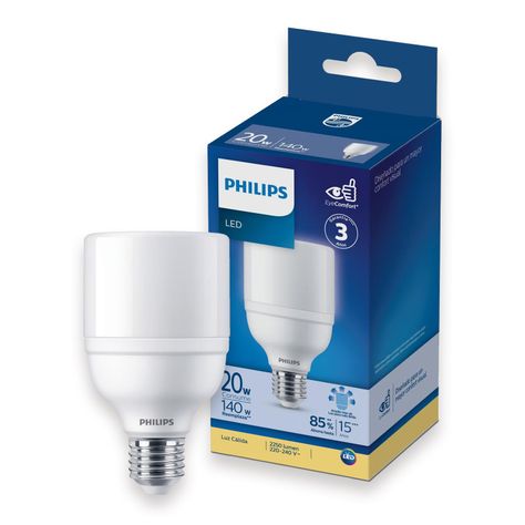 Ampolleta Industrial "LEDBright" Philips 20W E27 Cálida-2