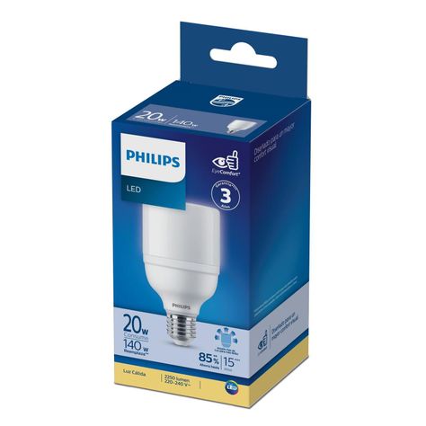 Ampolleta Industrial "LEDBright" Philips 20W E27 Cálida-3