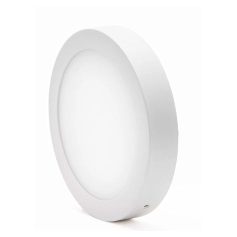 Pack 3 Panel Redondo LED ECO Sobrepuesto Blanco 6W Frío-1