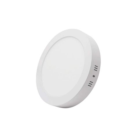 Pack 3 Panel Redondo LED ECO Sobrepuesto Blanco 6W Frío-2