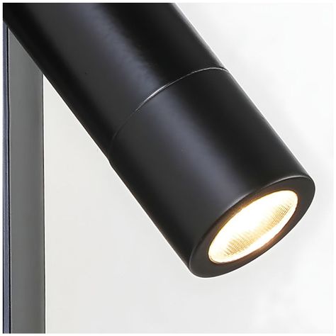 Apliqué Lector LED Uni 3W Negro - Luz Cálida-6