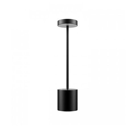 Lampara de Mesa Recargable/ Touch "Minimalista LED" Dimeable Negro-1